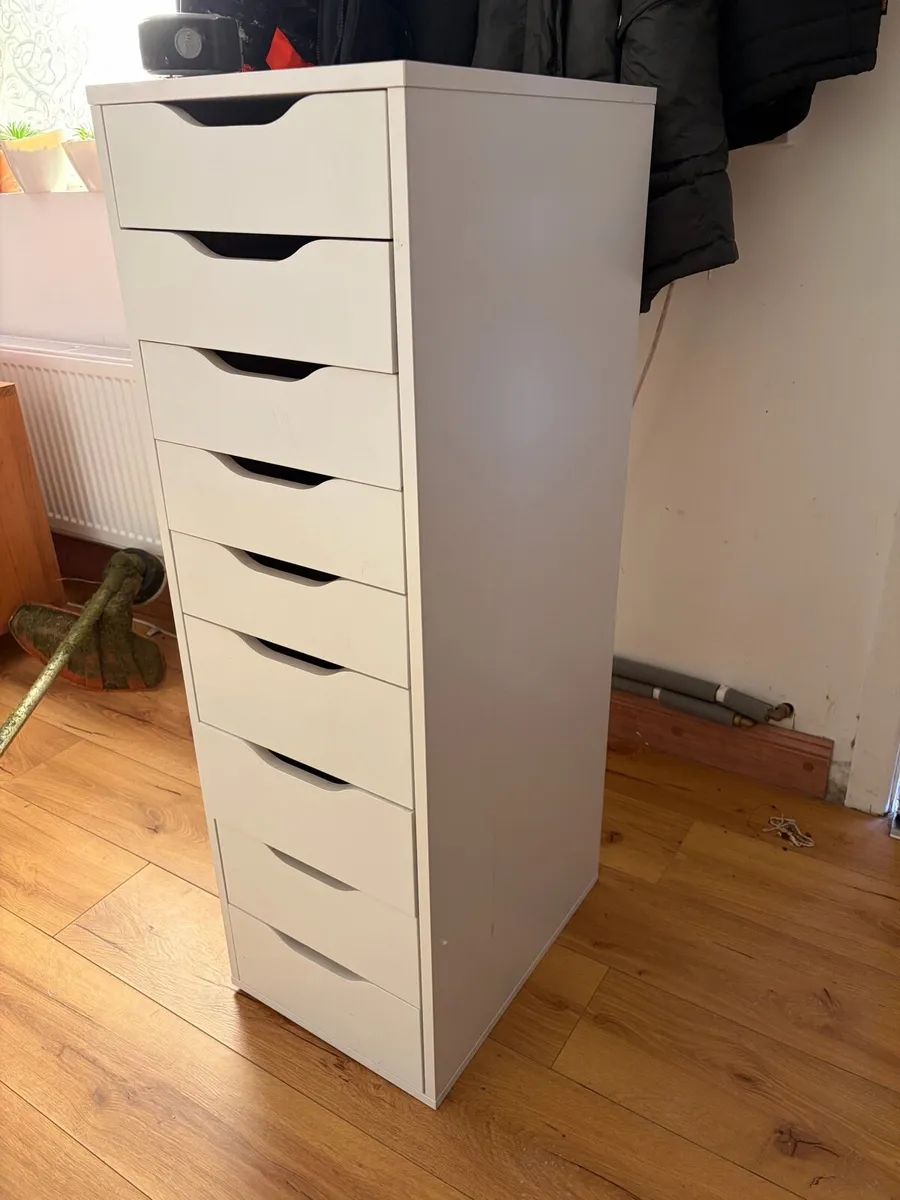tall boy unit / chest of drawers - Image 4