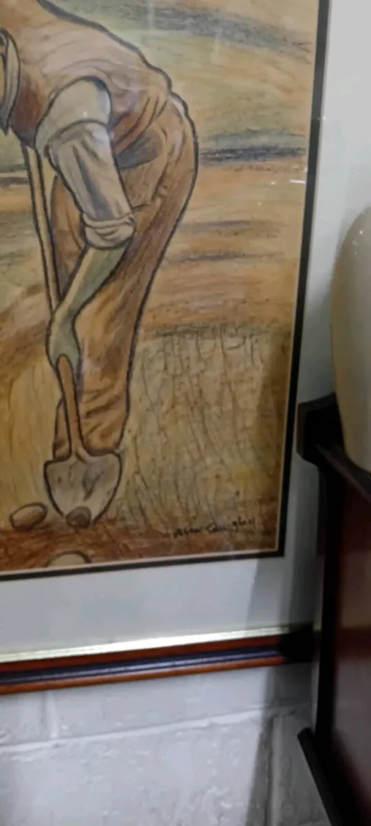 Original Alan Quigley Crayon Art Work - Image 3