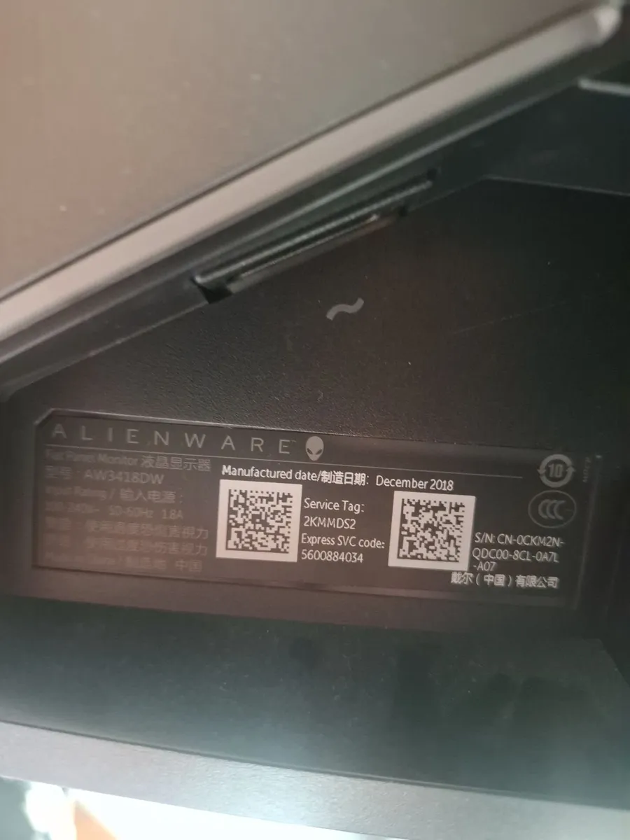 Alienware 32" Curved Gaming Monitor – Excellent Co - Image 4