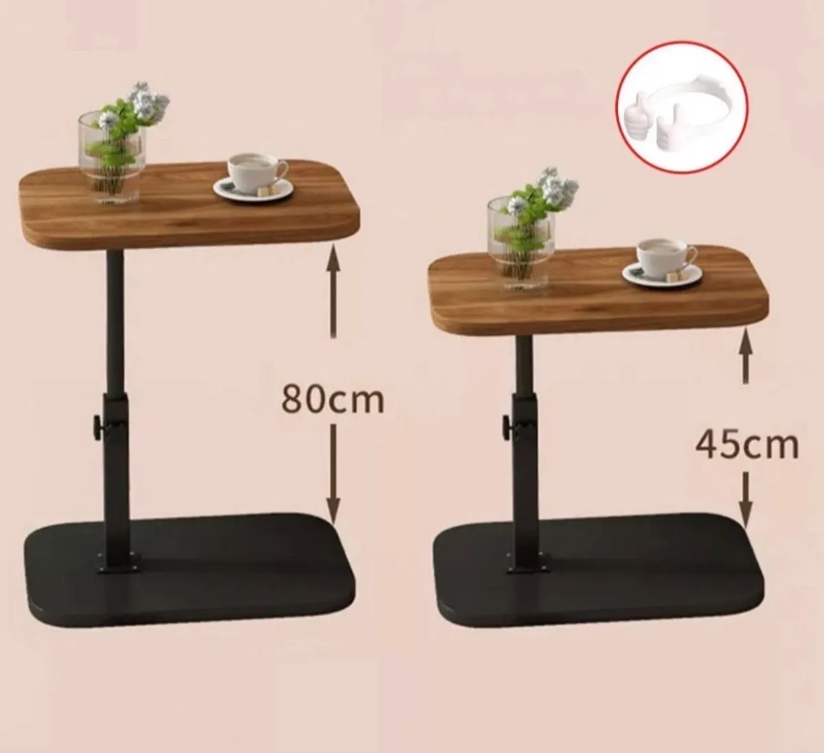 NEW C Shaped Side End Coffee Table - Image 3