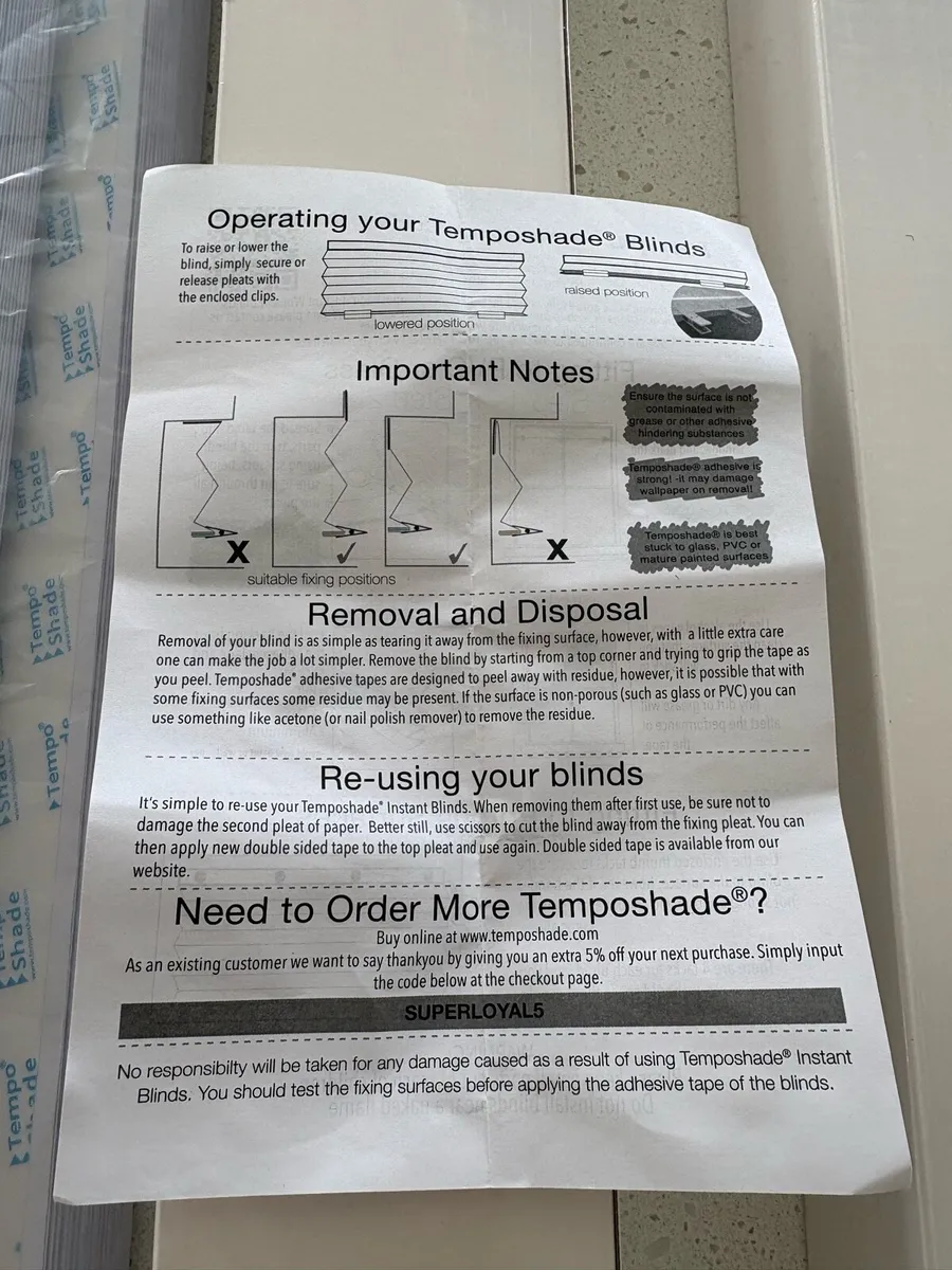 Temporary Blinds - Image 3