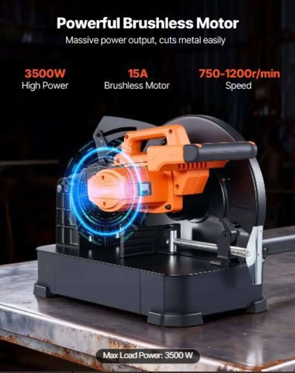 Chop Saw, 355 mm Stainless Steel - Image 2