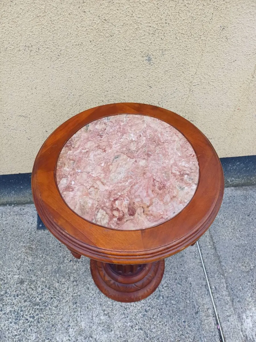 Vintage Corinthian Column Pedestal Stand - Image 4
