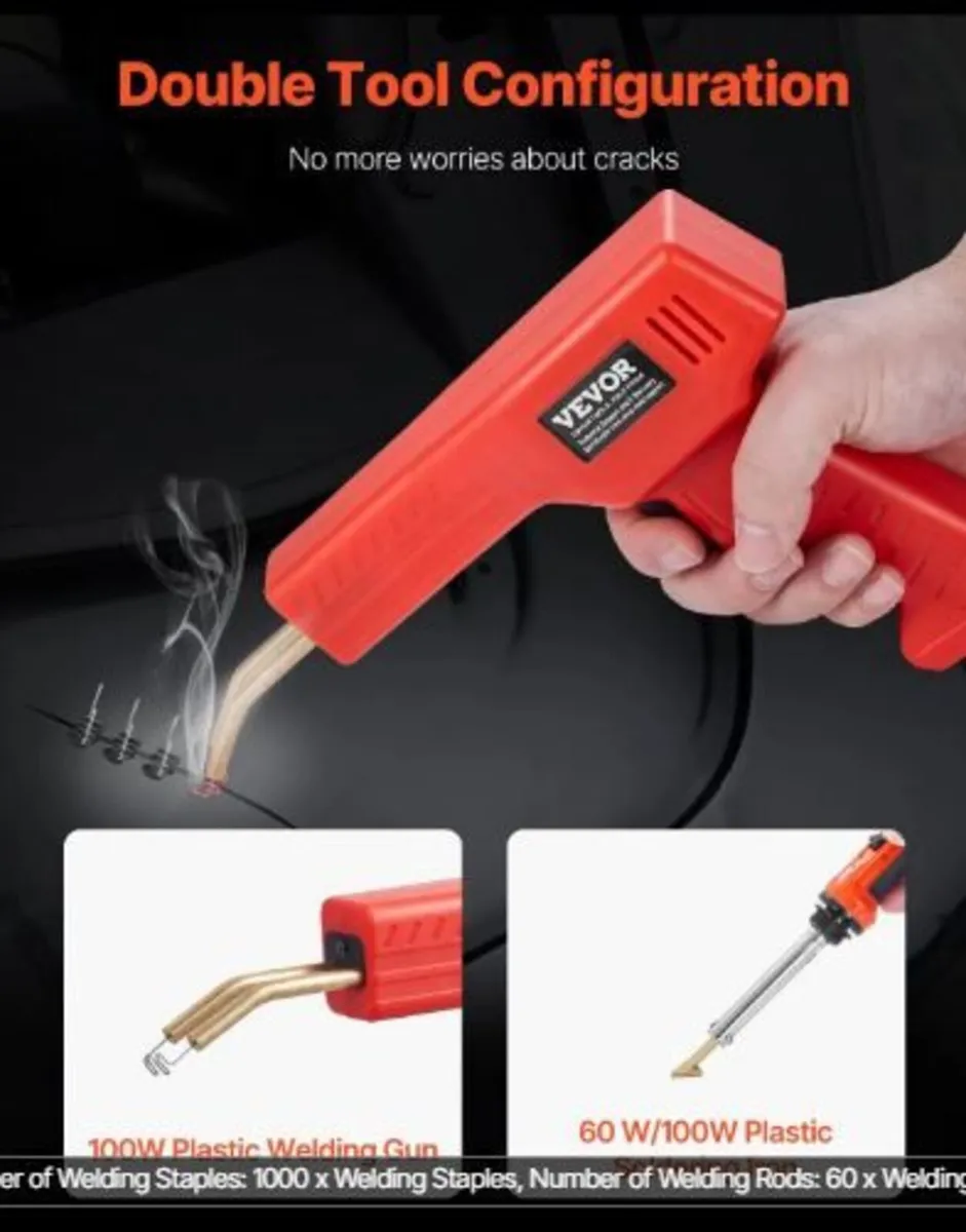 Plastic Welder Kit Deluxe, 100W Plastic - Image 2