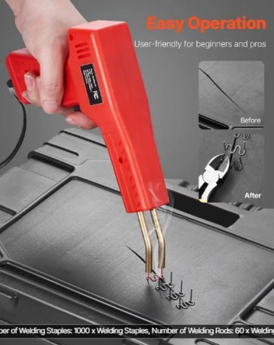 Plastic Welder Kit Deluxe, 100W Plastic - Image 1