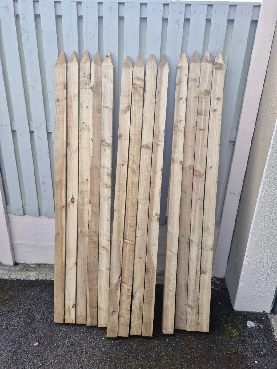 Pressure Treated Fence Posts - Image 1