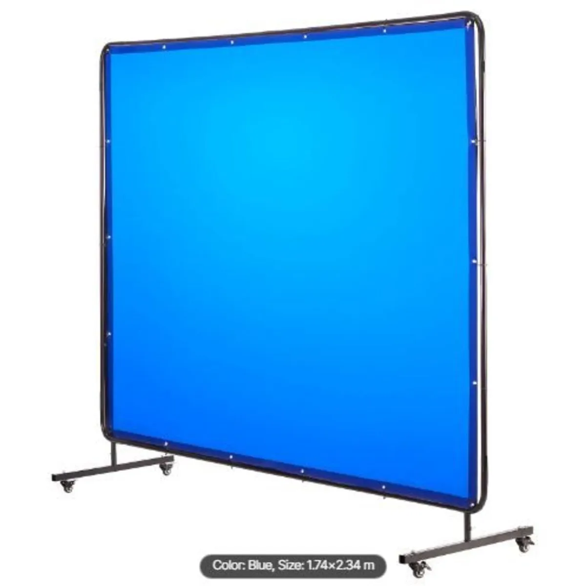 Welding Screen with Frame, 1.74 x 2.34m - Image 1