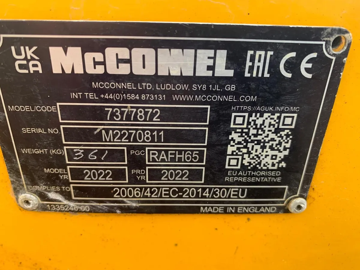 MCCONNEL PA6570T REV EDS 2200 HOURS - Image 2