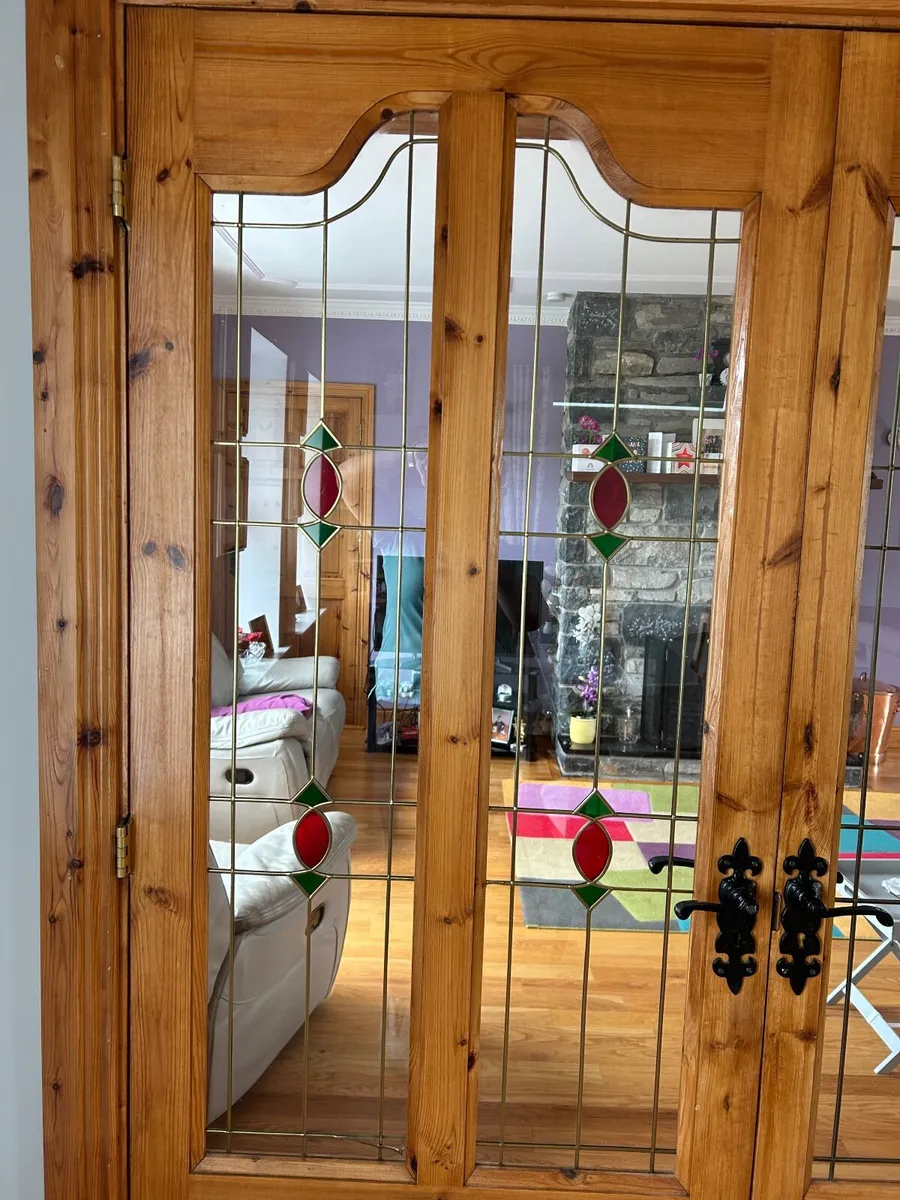 Red Deal Doors With Glass and plain - Image 2