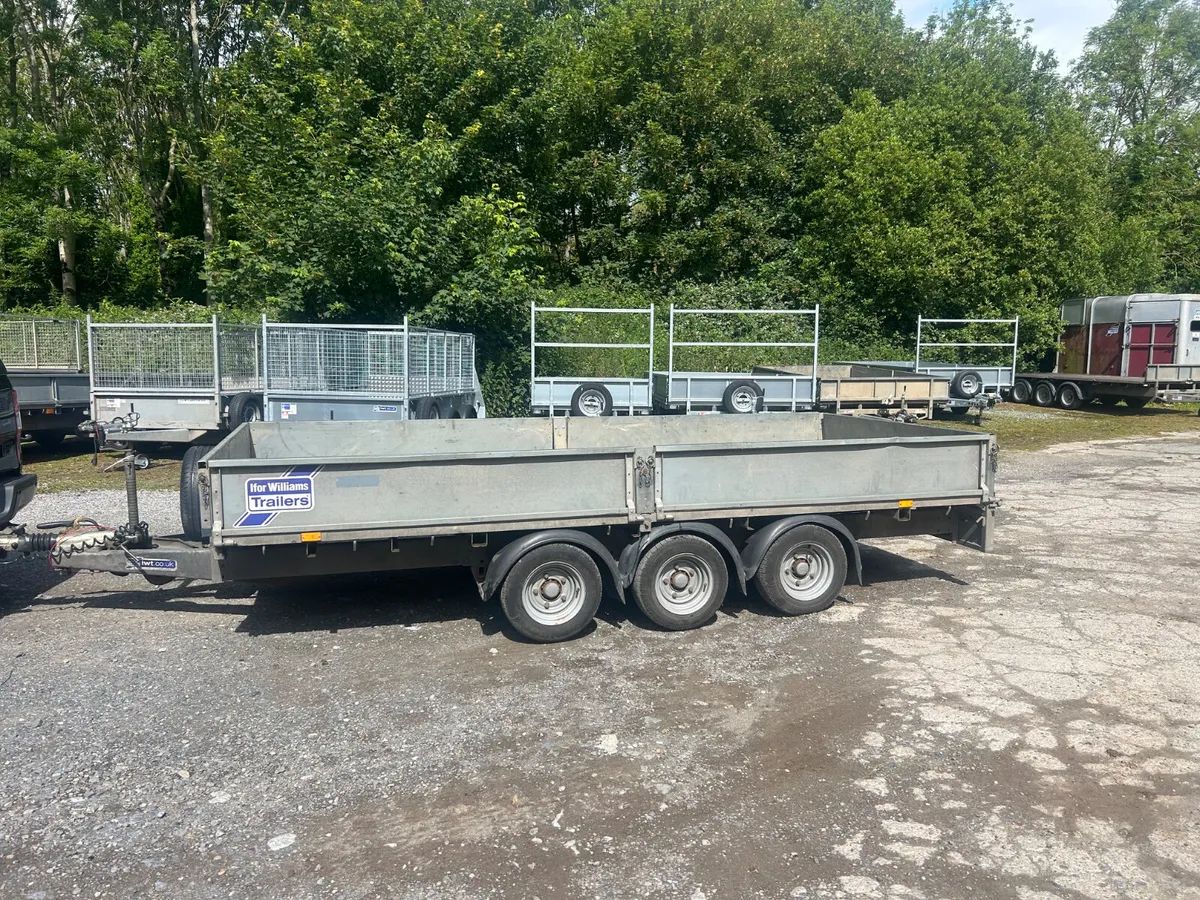 Ifor Williams 14x6.6 Dropside Trailer - Image 1