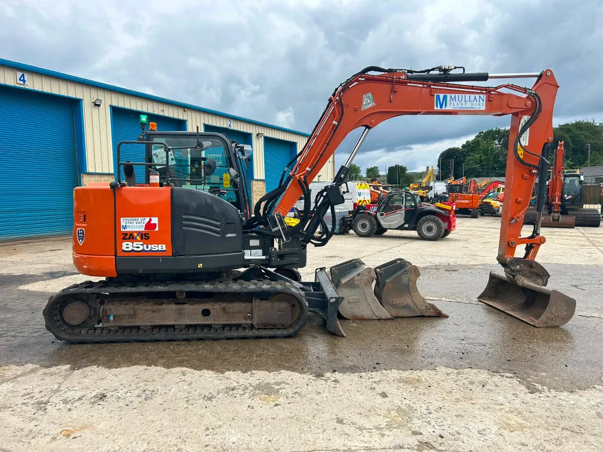2023 Hitachi ZX85 Only 3054Hrs - MULLANS - Image 4