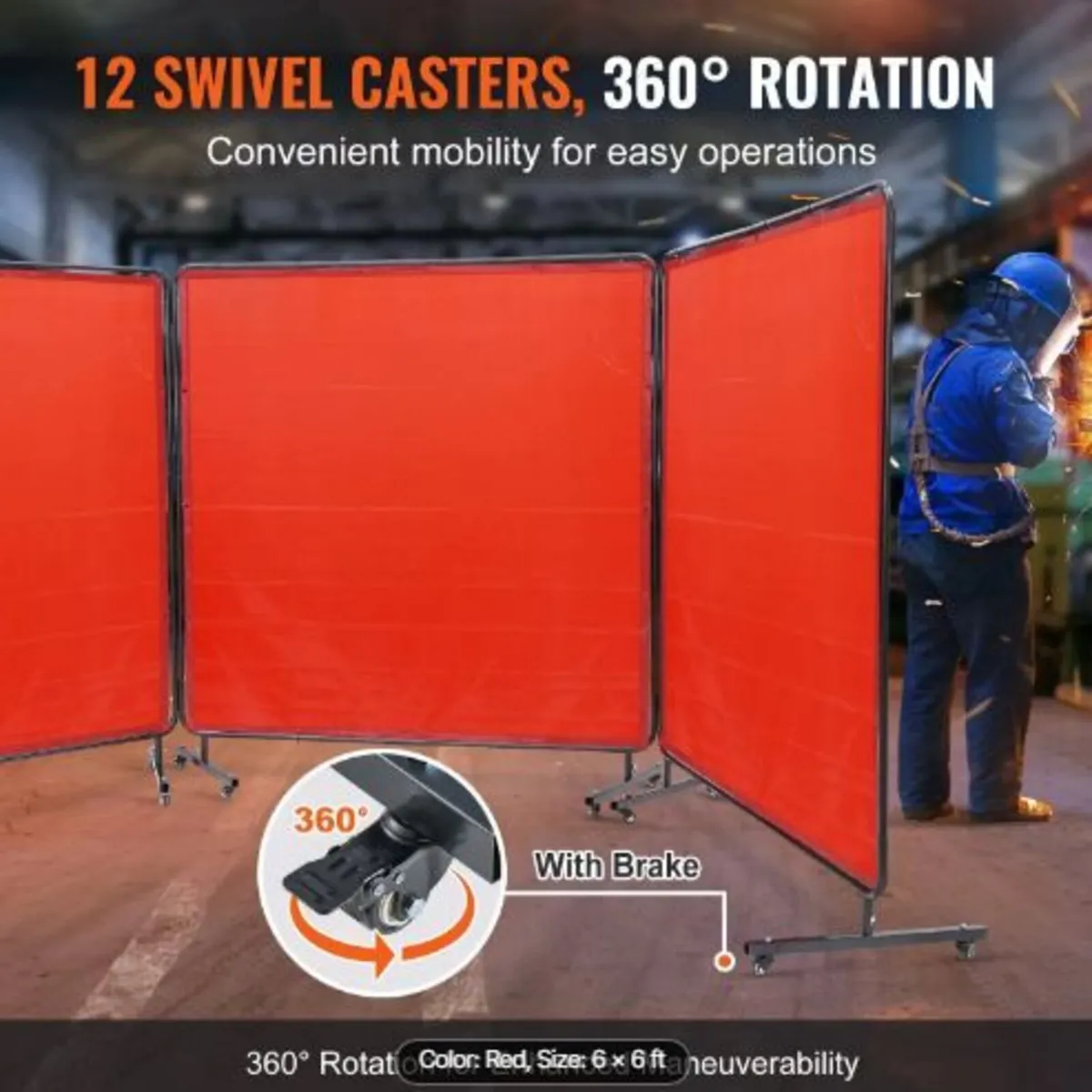 Welding Screen with Frame - Image 2