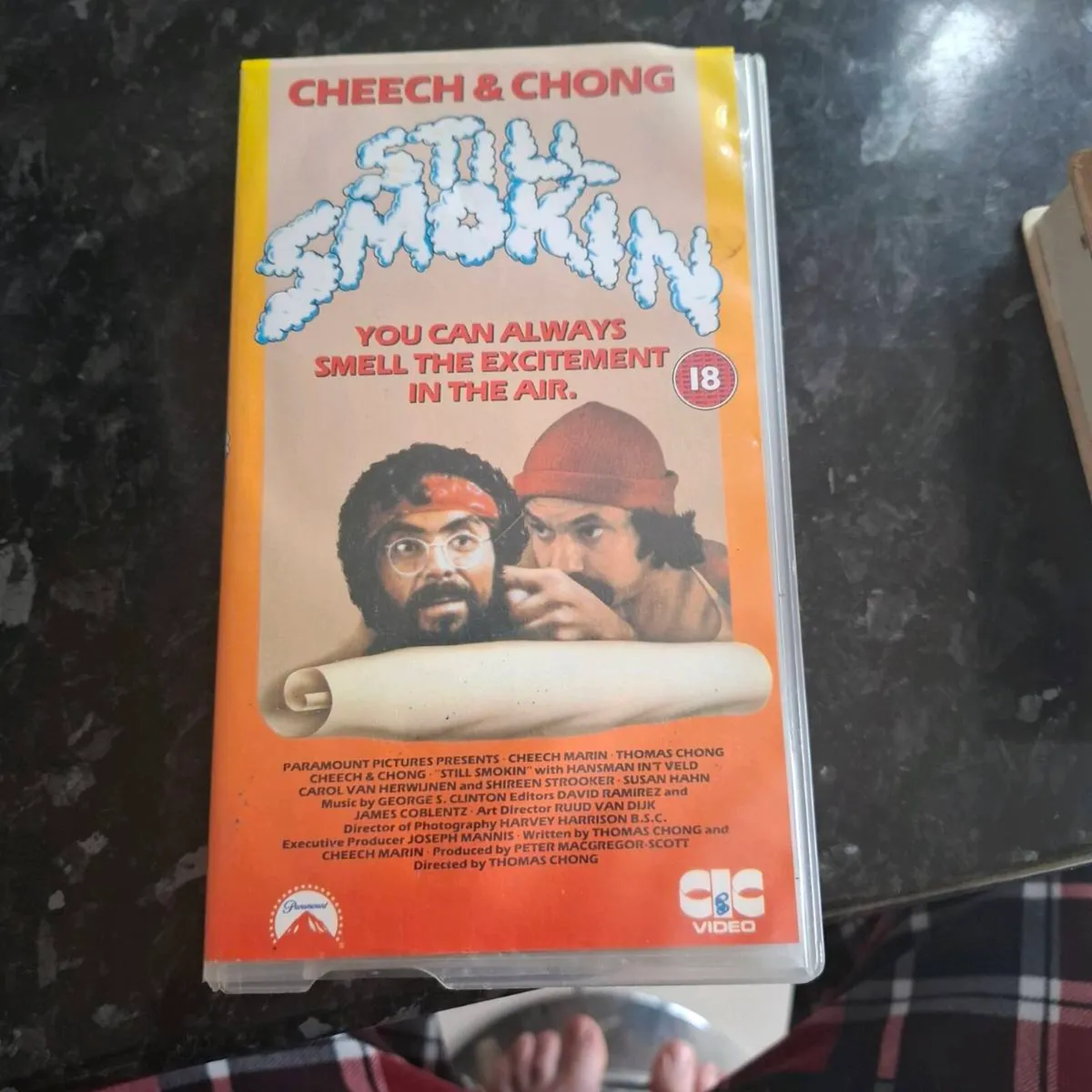 VHS tape Cheech and Chong Still Smoking - Image 1