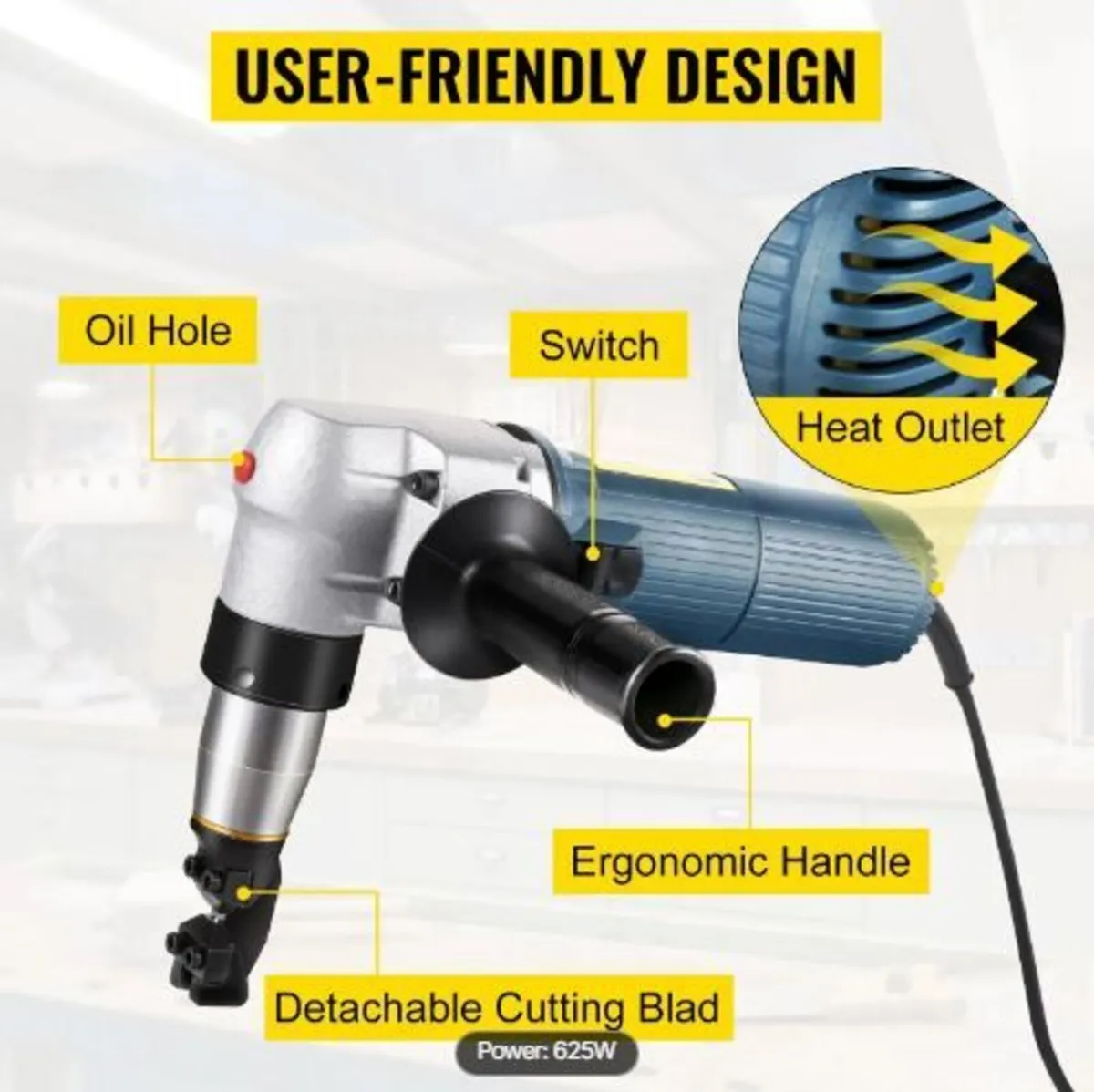 Electric Metal Nibbler 625W - Image 2