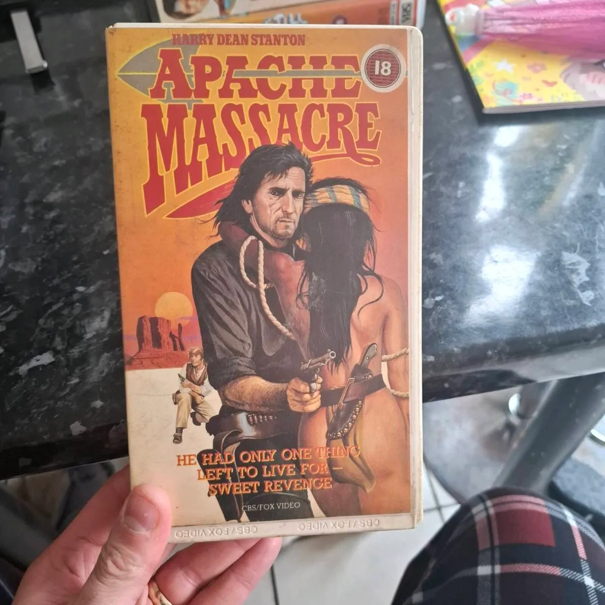 VHS Tape Apache Massacre - Image 1