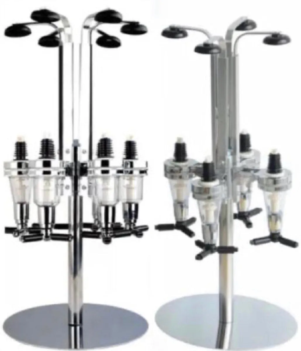 NEW 4 / 6 Bottle Rotary Home Bar Drinks Optic - Image 1