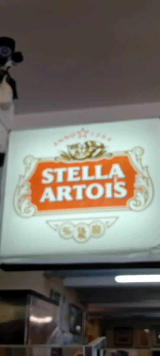 Original Strlla Artois Bar Sign - Image 1