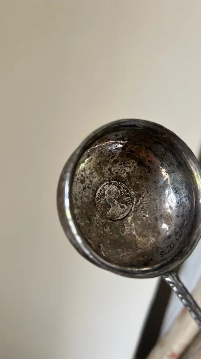 Georgian silver toddy/punch ladle - Image 4