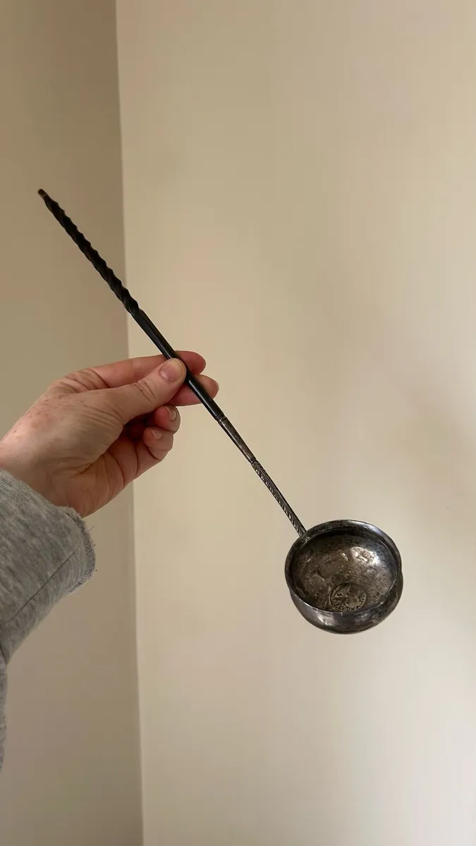 Georgian silver toddy/punch ladle - Image 2