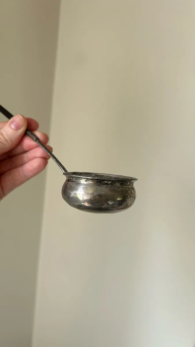Georgian silver toddy/punch ladle - Image 3