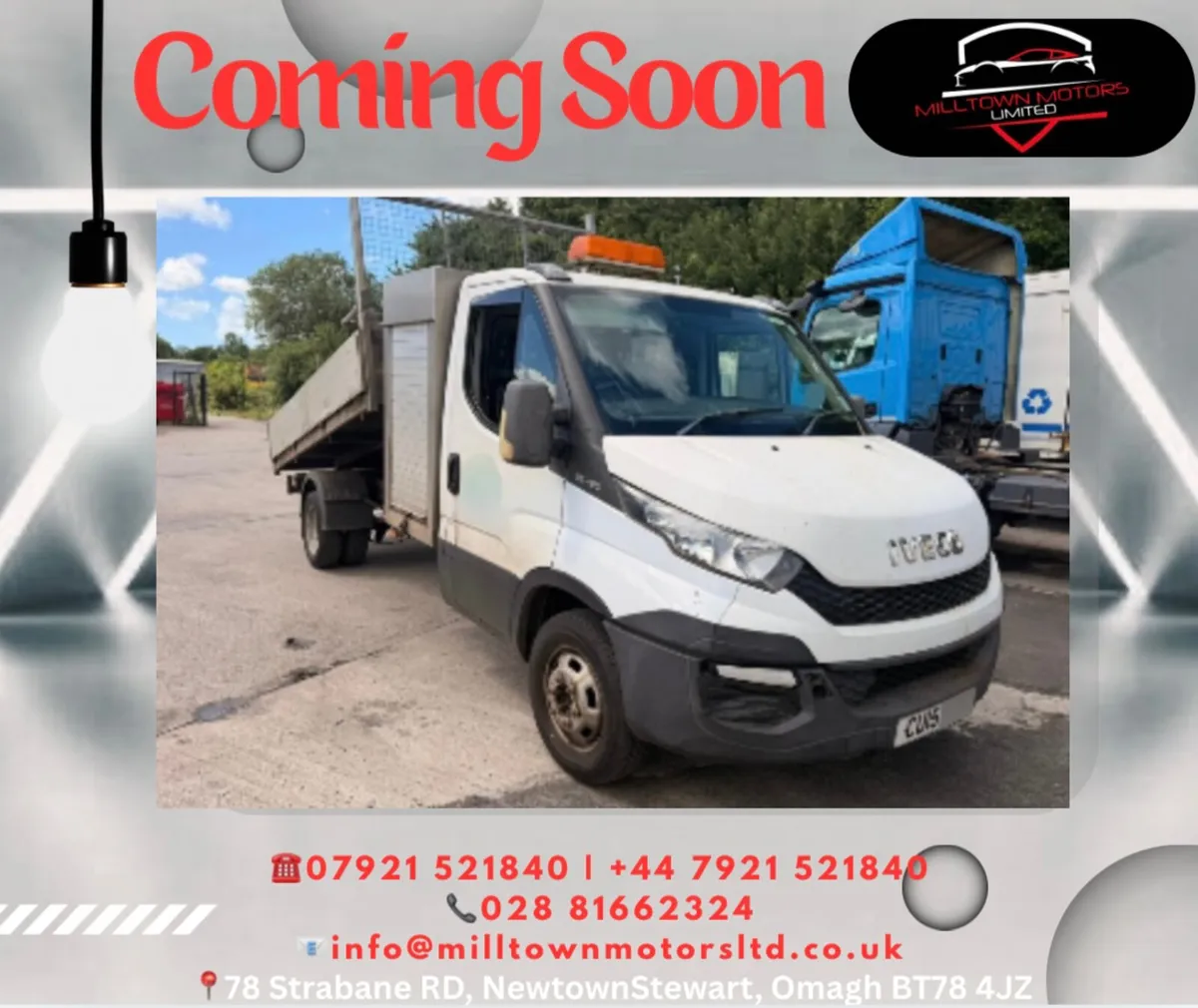 Choice of 2 2015 Iveco Daily 35C13 Trw L1h1 swb - Image 1
