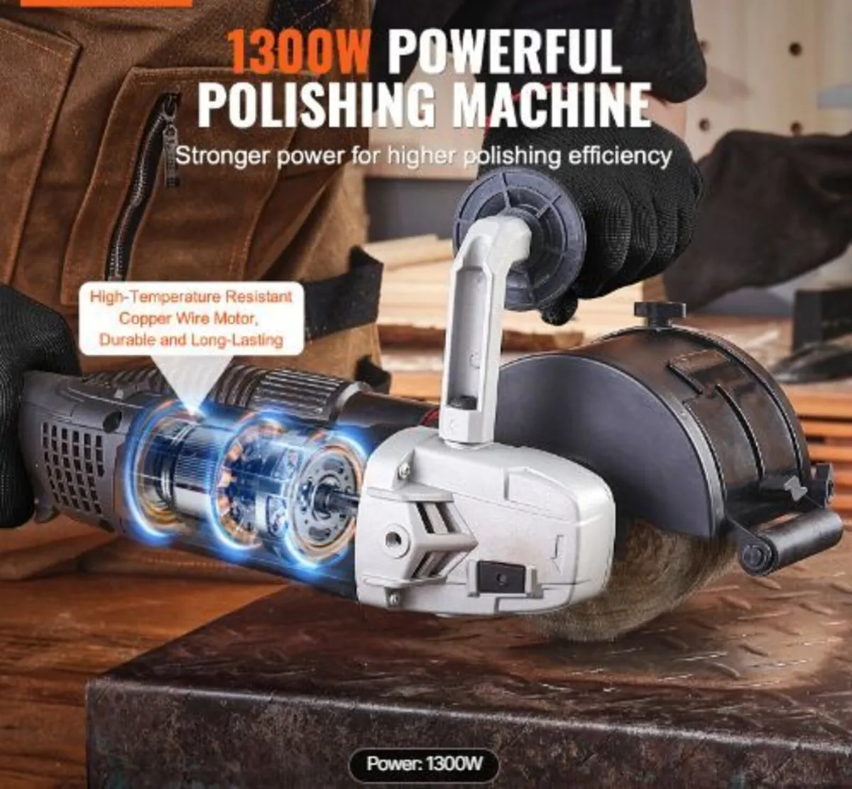 Burnishing Polishing Machine, 1300W - Image 3