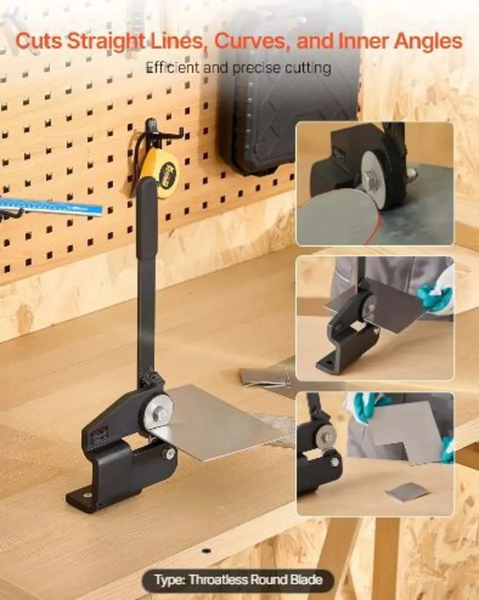 Sheet Metal Shear, Throatless Rotary Hand - Image 3
