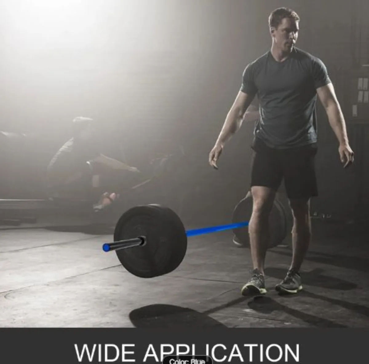 2m Barbell Blue 15KG Weight Lifting Bar - Image 3