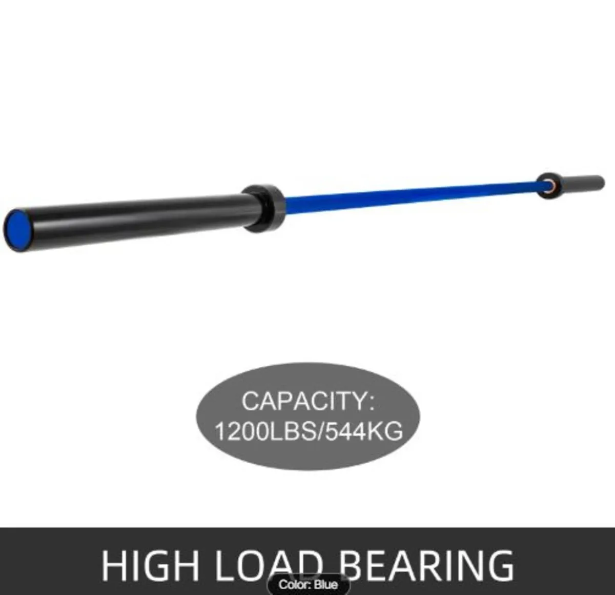 2m Barbell Blue 15KG Weight Lifting Bar - Image 4