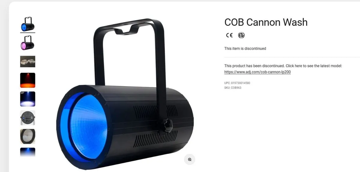 ADJ COB CANNON WASH - Image 1