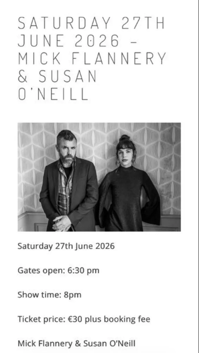 Mick Flannery Susan o Neill - Image 2