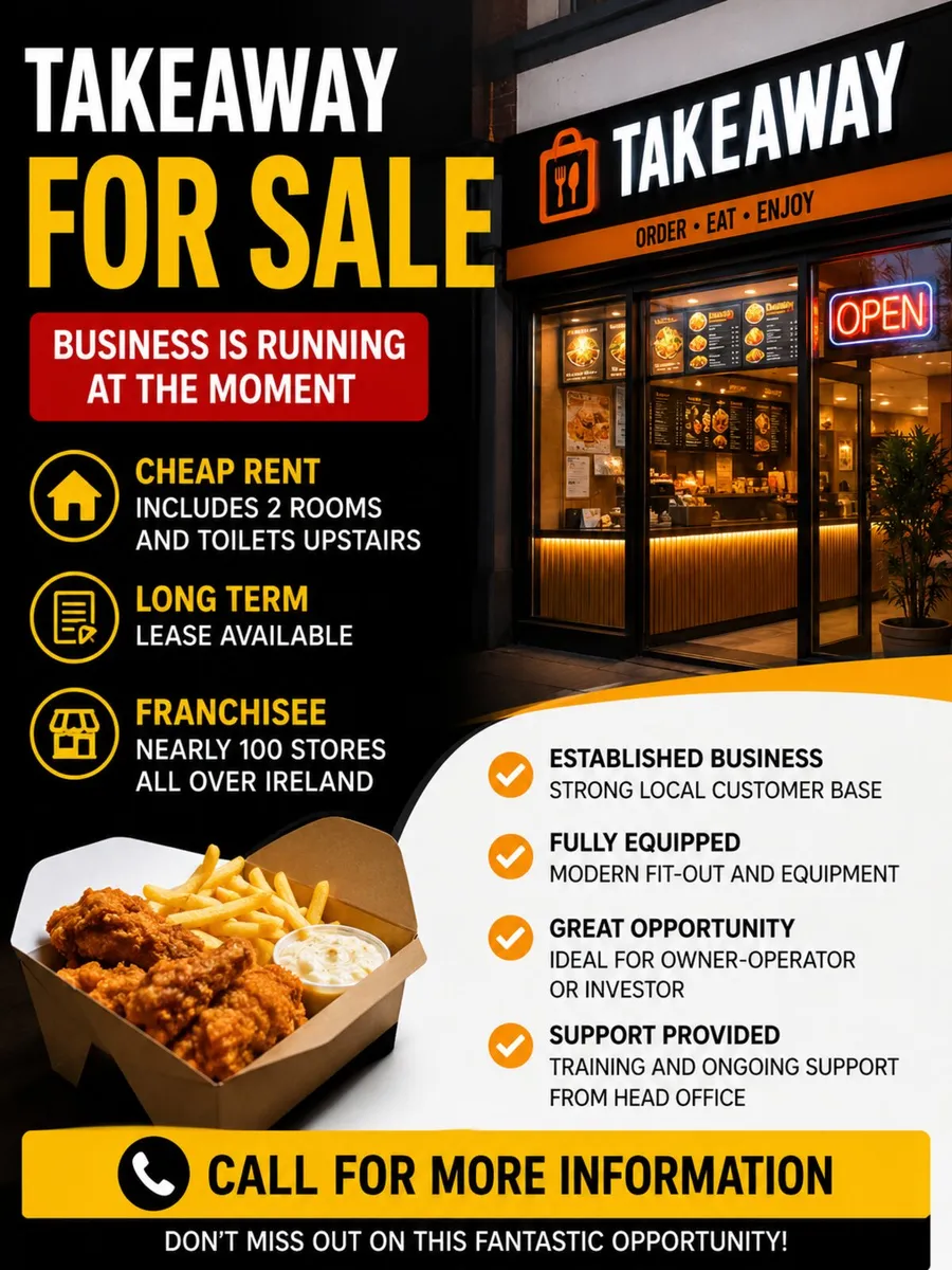 Takeaway for sale running business - Image 2
