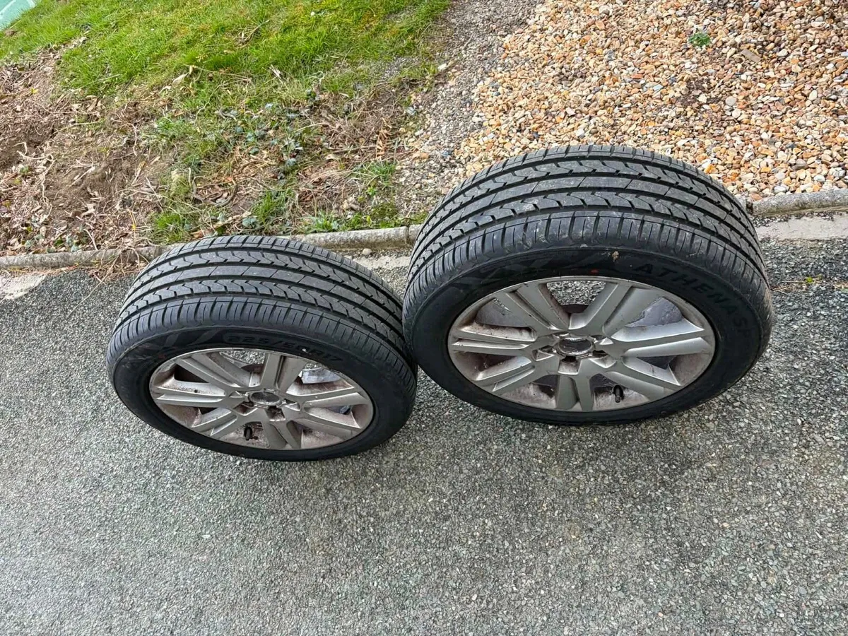 2 brand new audi wheels/ tires - Image 2