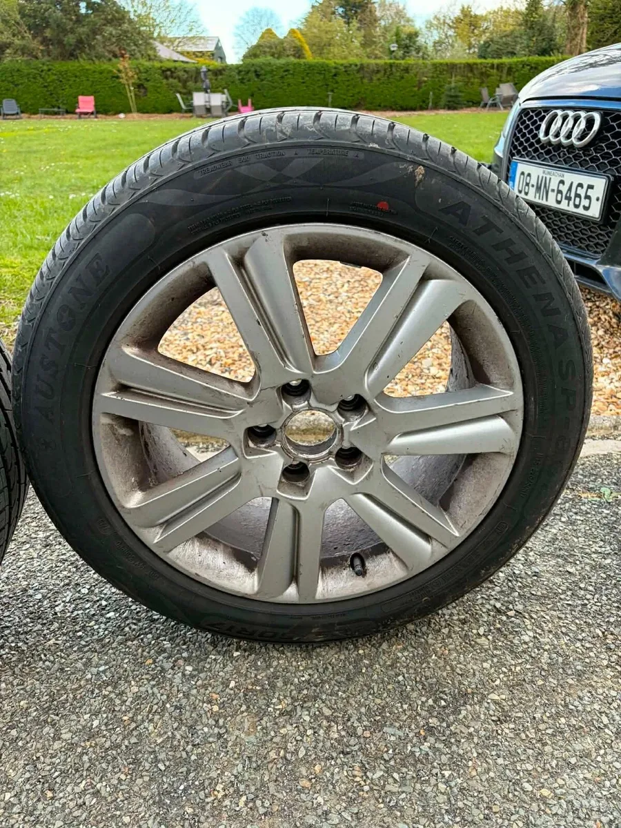 2 brand new audi wheels/ tires - Image 4