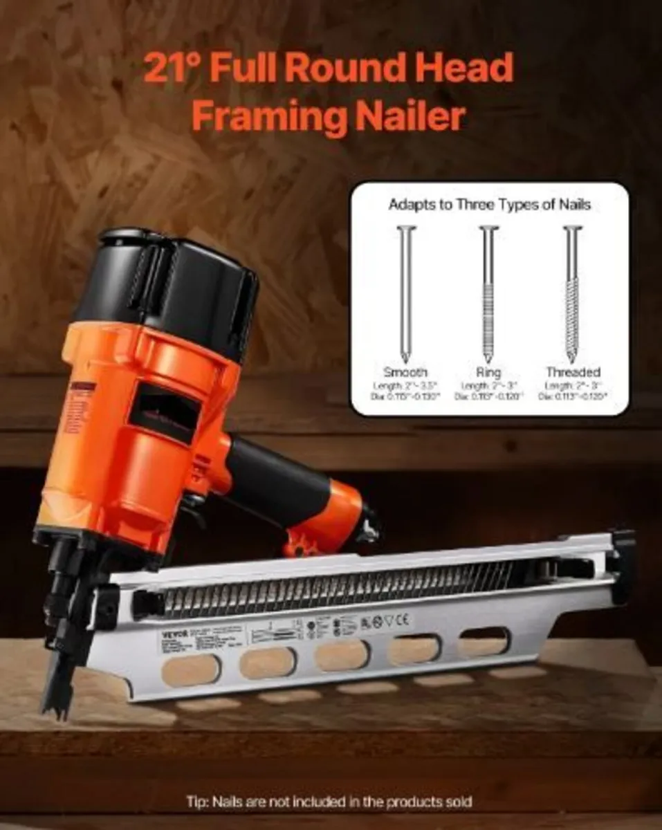 Framing Nailer, 50 to 90 mm 21 Degree - Image 2