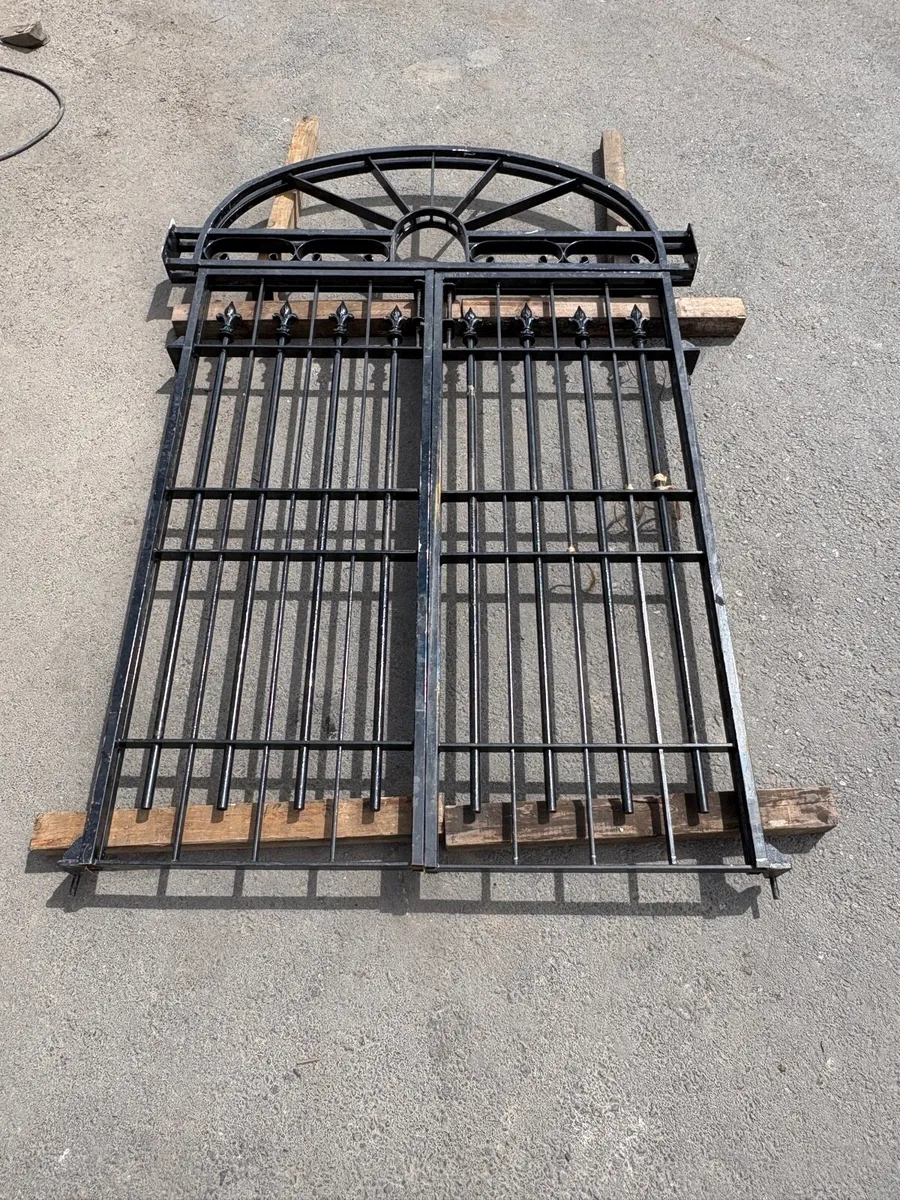 Ornate arched hinged gate - Image 3