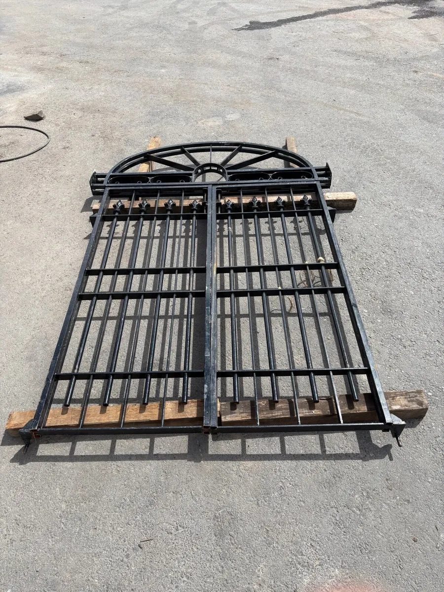 Ornate arched hinged gate - Image 1