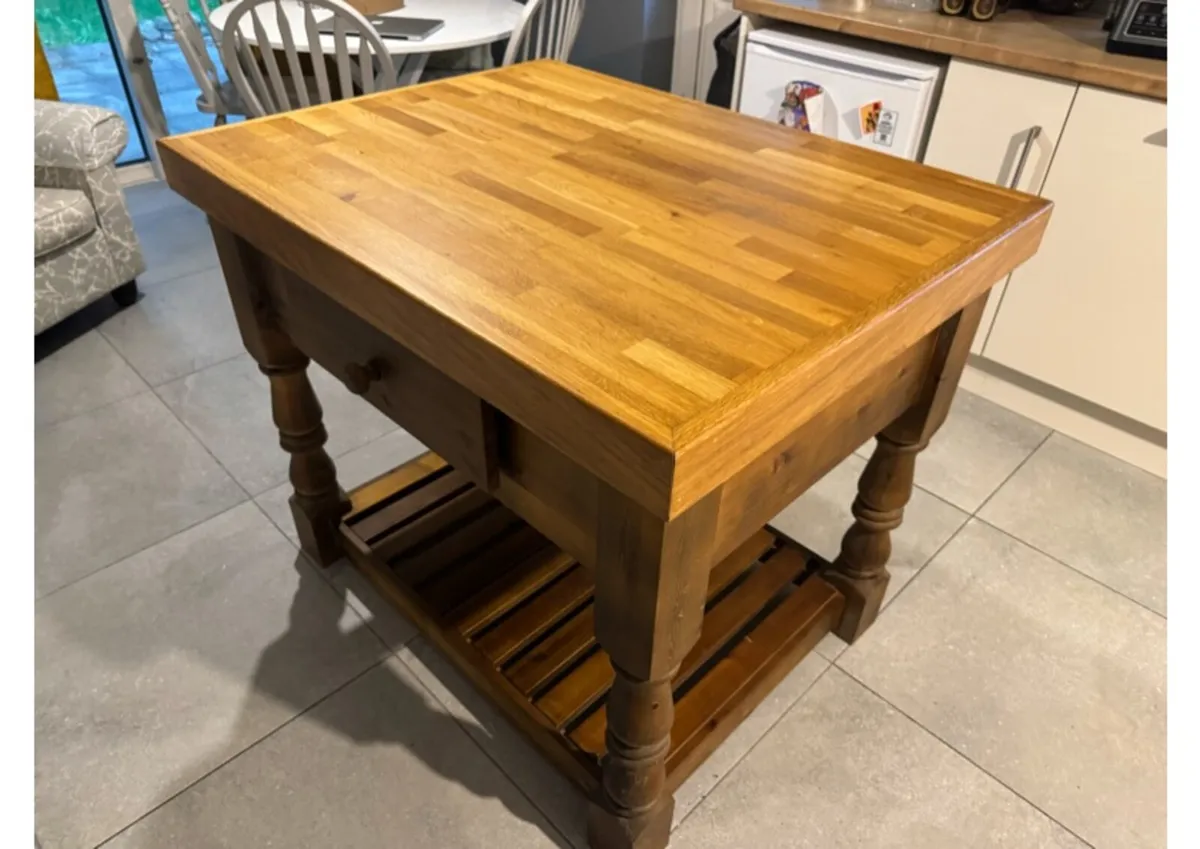 Butcher Block kitchen Island - Image 3