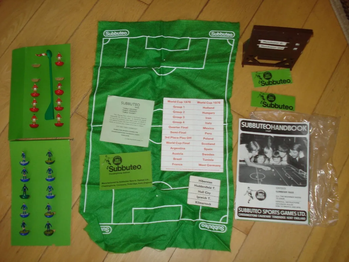 SUBBUTEO VINTAGE FOOTBALL GAME PARTS, 1970s. - Image 2