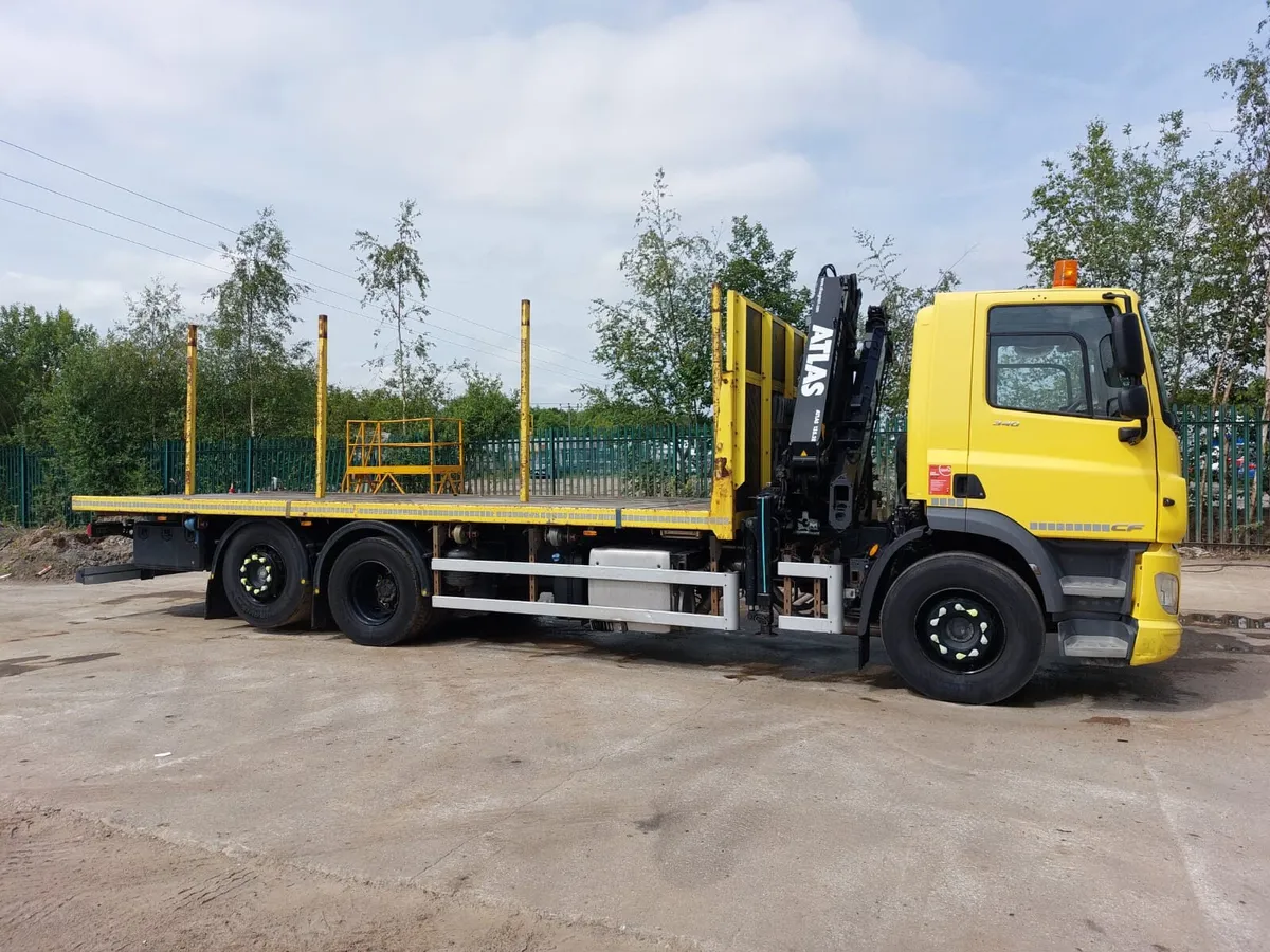 2020 (70) DAF CF340 6x2 Rearlift Flatbed - Image 2