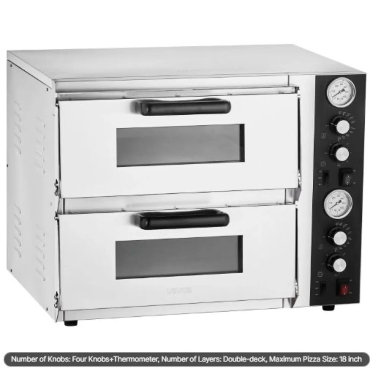 Pizza Oven Electric, 18" Double-Deck Commercial - Image 4