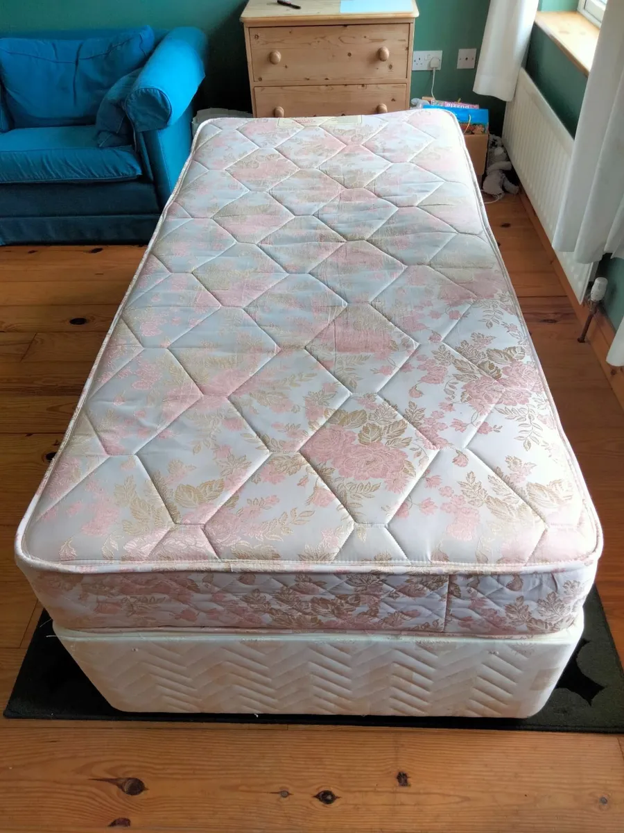 Single Divan Bed with Mattress