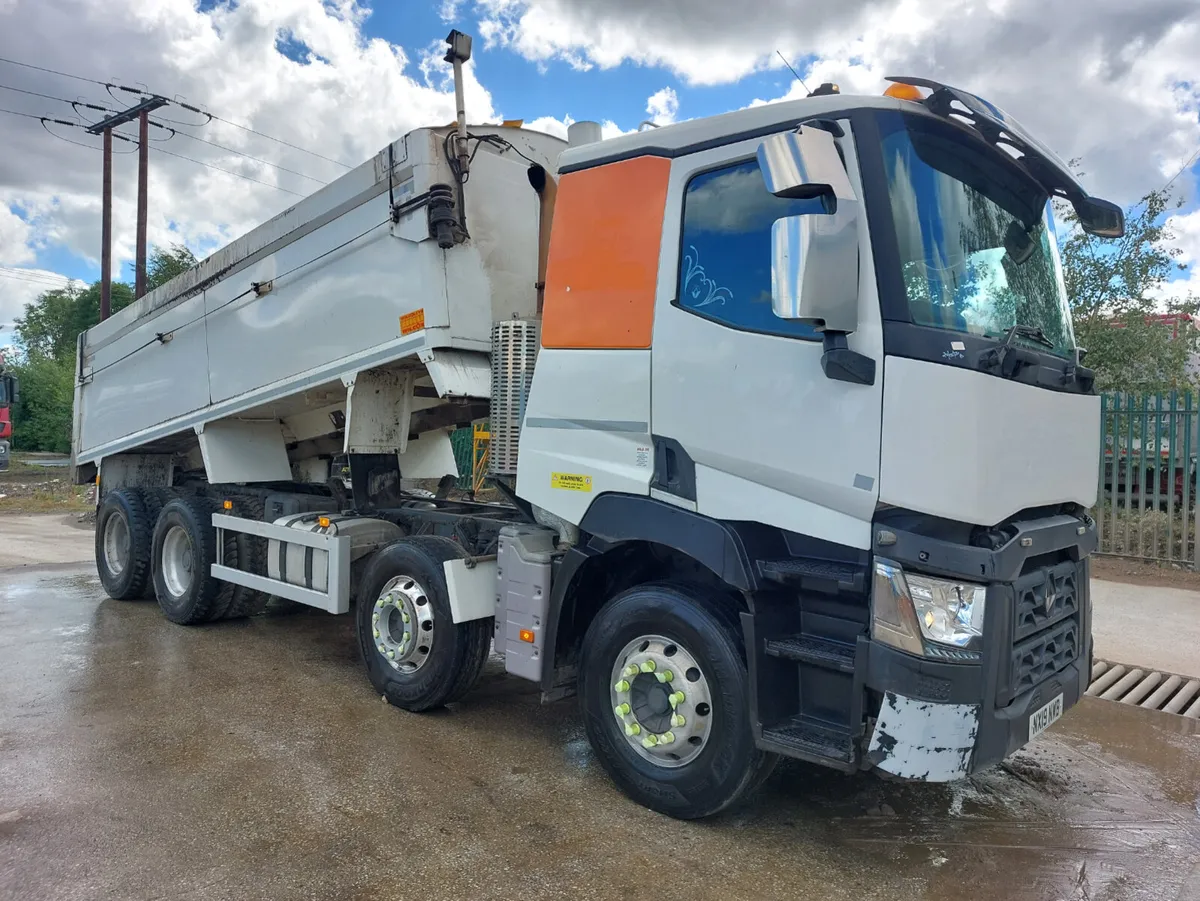 2019 (19) RENAULT C430 8x4 Alloy Insulated Tipper - Image 1