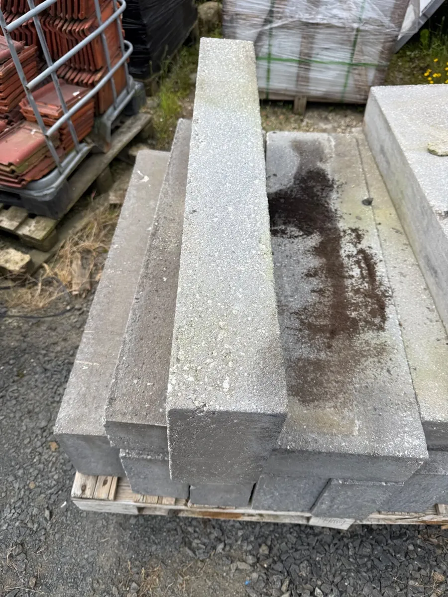 Blue granite affect concrete kerbs - Image 2