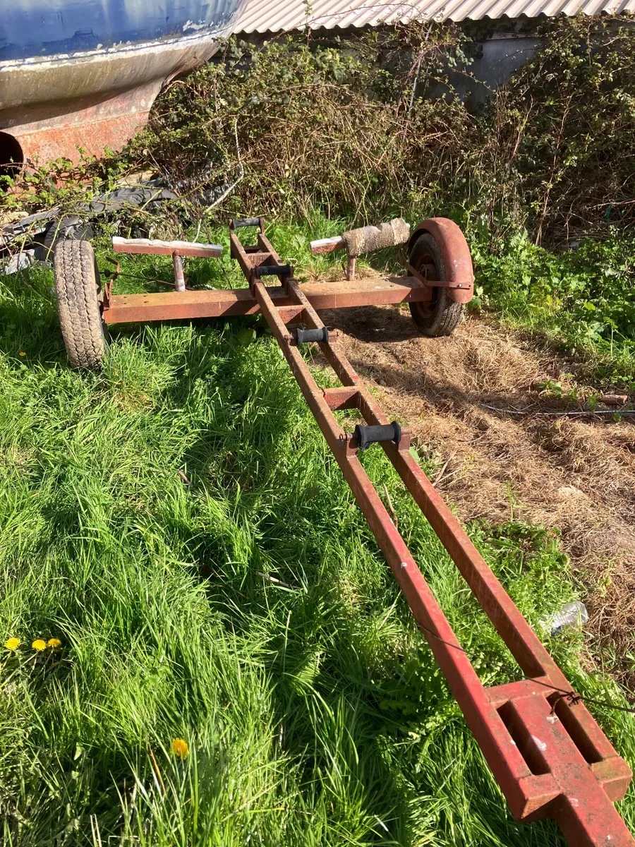 SOLIDLY BUILT BOAT TRAILER IN NEED OF TLC - Image 1