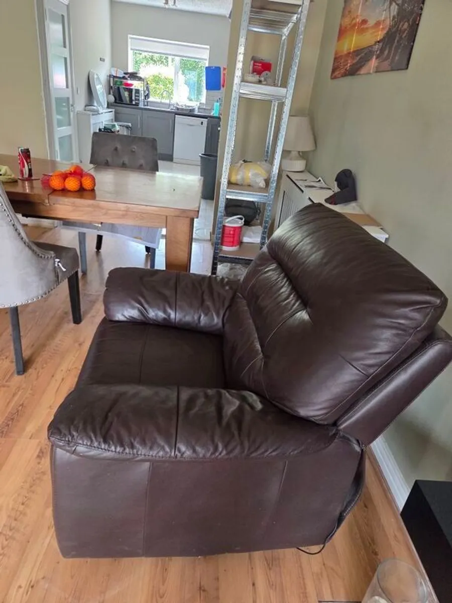 Leather Recliner Armchair - Image 3