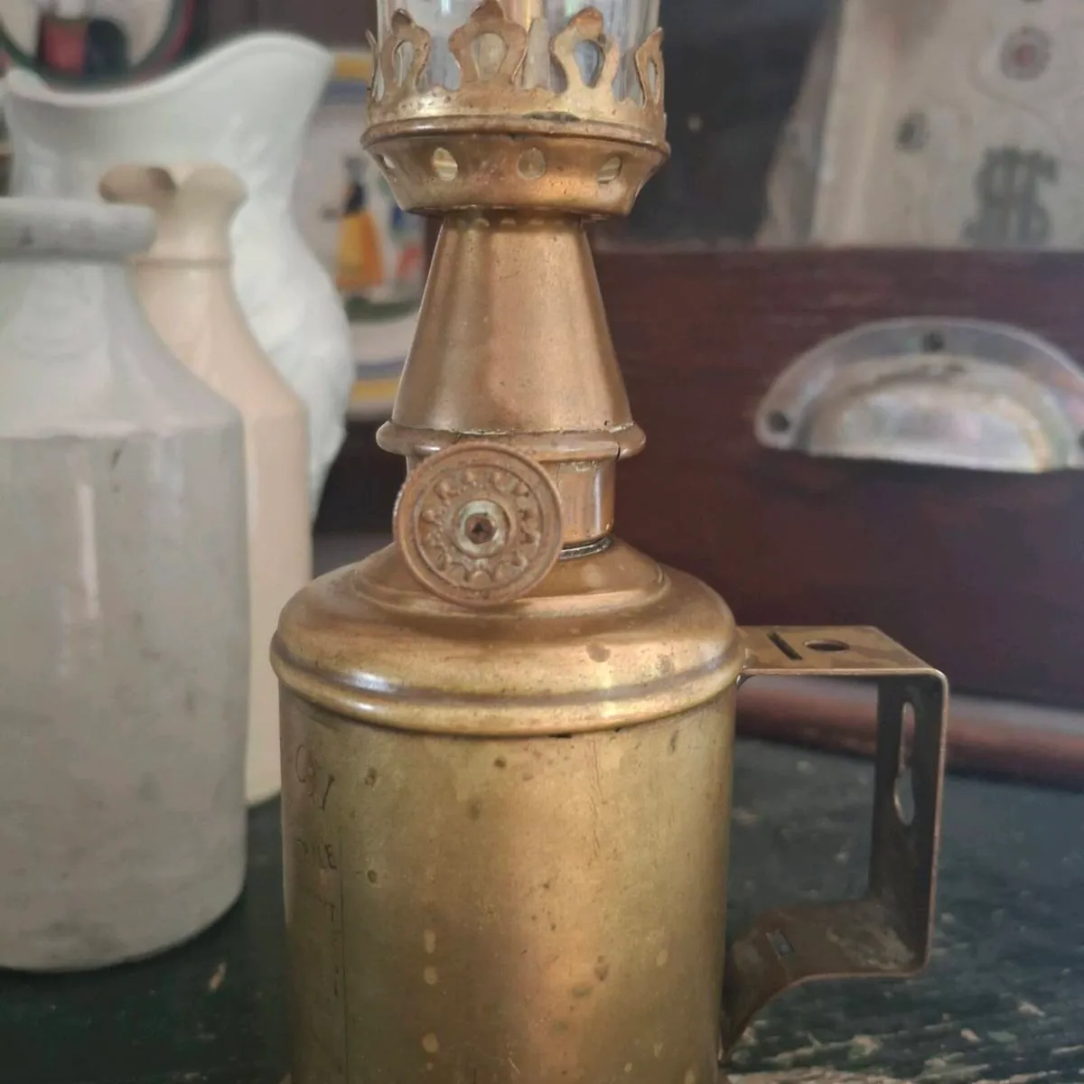 Antique French Pigeon Lamp - Image 4