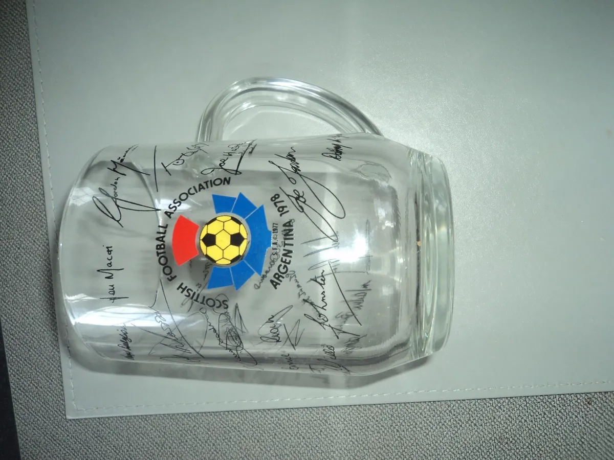 Scottish 1978 world cup glass - Image 4