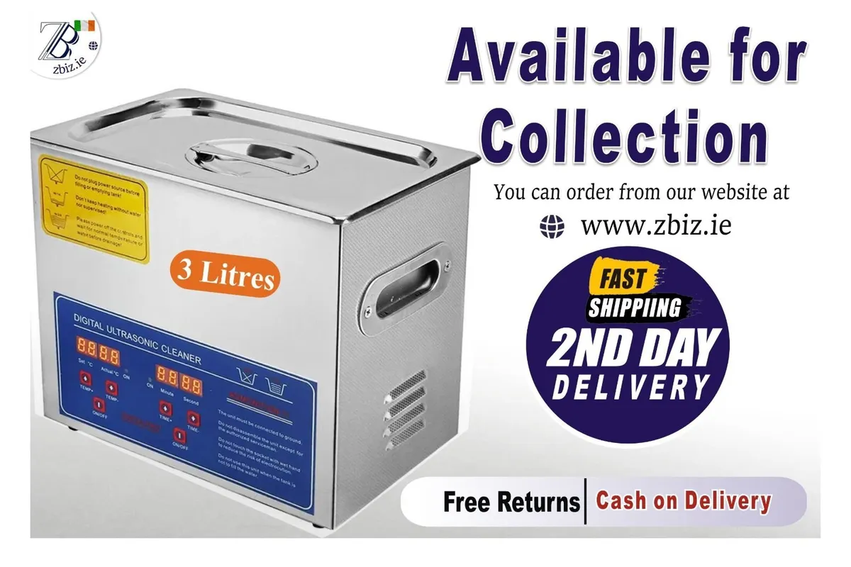 Ultrasonic Cleaner 3L Digital Heater And Time - Image 1