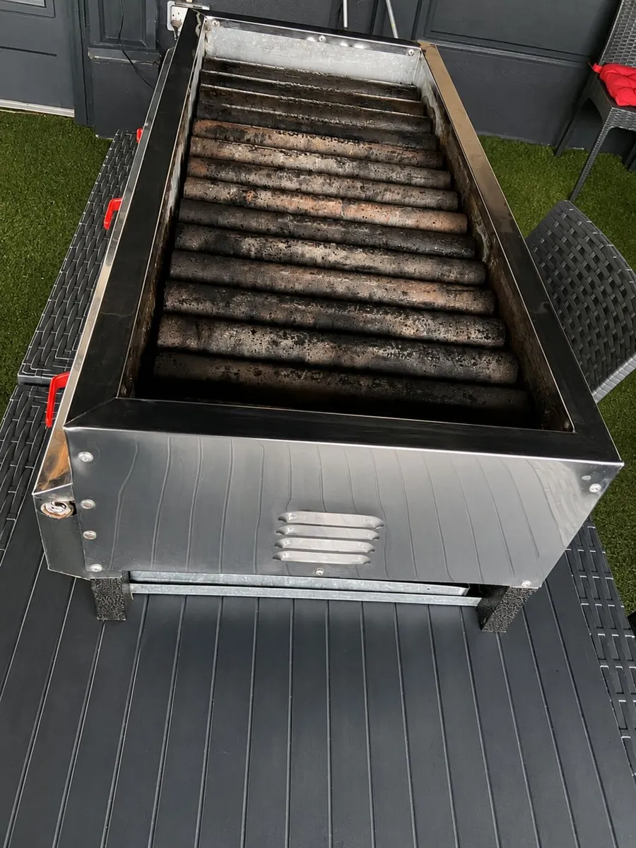 Commercial Kebab  Gas Grill 100cm Stainless Steel - Image 1